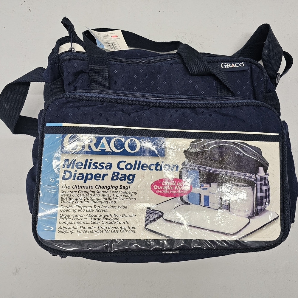 Graco Navy Diaper Bag